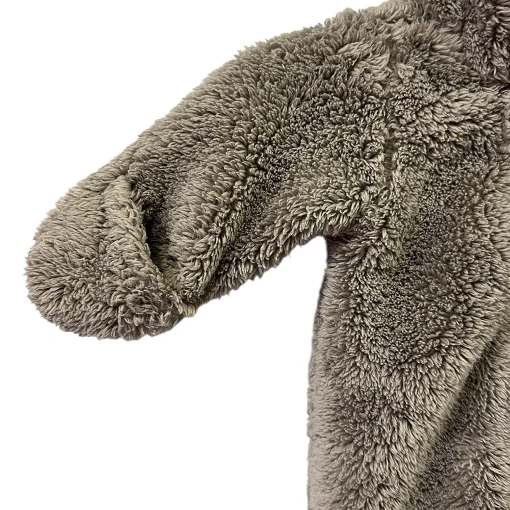 Carters Zip Up Gender‎ Neutral Sherpa Hooded Teddy Bear Outerwear Size Newborn